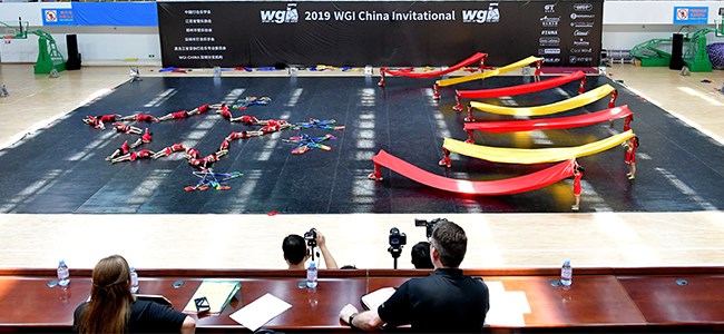 中杉学校爱乐行进管乐团旗舞团荣获2019WGI中美邀请赛